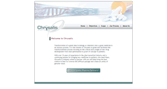 Desktop Screenshot of chrysalispharma.com